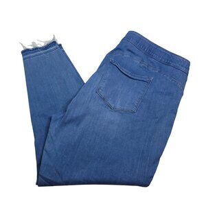 NYDJ Curves 360 Sculpt Womens Pull On Jeans Plus 22 Released Hem Medium Wash